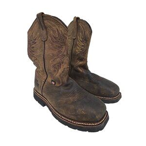 Thorogood Men's 11 "Composite WP Western Wellington 804-4337 (U.S.A.) Brown 8D
